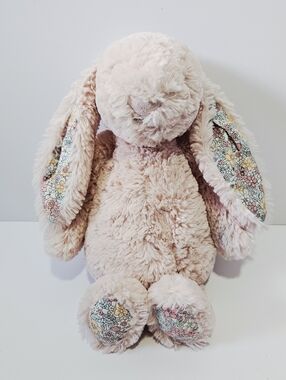 Rare Jellycat Blossom Blush Bunny Cherry Plush EUC